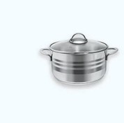 تصویر قابلمه استیل فورته سایز ۲۰ 