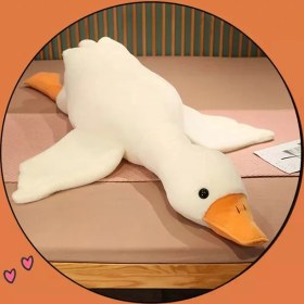 تصویر عروسک طرح غاز بالشتی مدل کامفورت کد JIMI110 طول 90 سانتی‌متر 