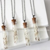 تصویر گردنبند بطری آرزو استوانه 