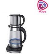 تصویر چای ساز روگن مدل RU1510 ظرفیت ۱.۷ لیتر با کتری پیرکس 