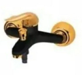 تصویر شیر حمام مشکی طلا زمرد 