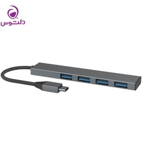 تصویر هاب 4 پورت USB-C جی سی پال مدل JCP6237 