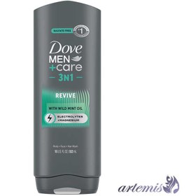 تصویر شامپو بدن و صورت داو Dove سری Men + Care مدل Revive حجم 532 میلی‌لیتر 