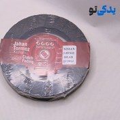 تصویر لنت کلاچ بدون سوراخ وانت نیسان با ضخامت ۴ کد ۳۰۲۴۷ جهان ترمز 