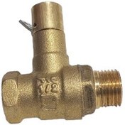 تصویر شیر سویچی یکسر مغزی 1/2 طلایه شیر قطع کن انشعاب آب