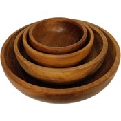 تصویر ست 4 تایی کاسه گردو 