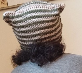 تصویر کلاه مدل گربه 