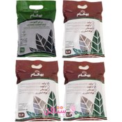 تصویر مجموعه کوکوپیت، پرلیت،پیت ماس ورمی کمپوست چهار عددی بهکامCocopeat, perlite, peat moss vermicompost set of four pieces by Bahkam 