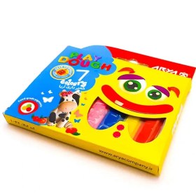 تصویر خمیر 7 رنگ مقوایی 