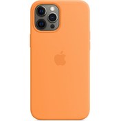 تصویر قاب سیلیکونی اصلی مگ سیف دار آیفون 12پرومکس - Iphone 12 Promax Silicone Case With Magsafe 