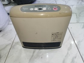 تصویر بخاری گازی ژاپنی 2500 watt LPG خودرویی 2001 TOKYO Japan fan heater LPG 2500 WATT 2001 TOKYO GAS