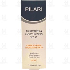 تصویر کرم ضد آفتاب فاقد چربی حاوی SPF50 پیلاری 50 میلی لیتر Pilari Alexis SPF50 Oil Free Sunscreen Cream 50ml