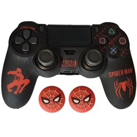 تصویر محافظ دسته پلی استیشن 4 مدل SPIDERMAN PS4105 