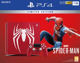 تصویر کنسول بازی سونی (استوک) PS4 Slim Spider Man | حافظه 1 ترابایت PlayStation 4 Slim (Stock) 1TB Bundle Spider Man Limited Edition