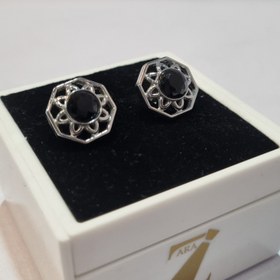 تصویر دکمه سردست نگین دار D10 