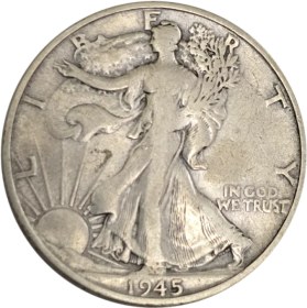 تصویر سکه آمریکا نیم دلار آمریکا نقره 