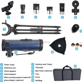 تصویر تلسکوپ مدل ExploraScope 114AZ 