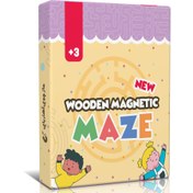 تصویر ماز چوبی آهنربایی 