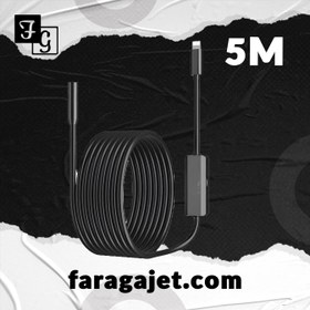 تصویر دوربین آندوسکوپی شلنگی 5 متری Lightning (ios) 