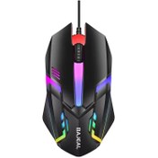 تصویر ماوس گیمینگ RGB طرح باجیل مدل D3 Mouse Gaming BAJEAL D3