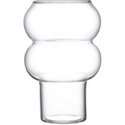 تصویر لیوان اسموتی توپی بلند پیرکس 