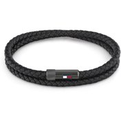 تصویر دستبند مردانه ی چرم تامی هیلفیگر 