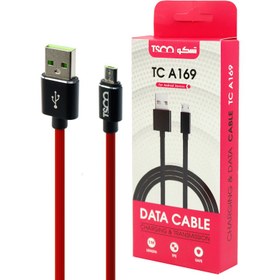 تصویر کابل تبدیل USB به microUSB تسکو مدل TC A169 طول 1 متر tsco-tc-a169