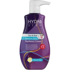 تصویر کرم موبر صورت و بدن بانوان مناسب پوست حساس هیدرودرم 330 میل 