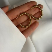 تصویر گوشواره استیل ژوپینگ کد34 