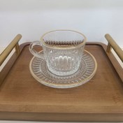 تصویر استکان شیشه‌ای هنر نوشیدن چای طرح جوزف2 Joseph's 2 Art of Tea Drinking Glass Cups