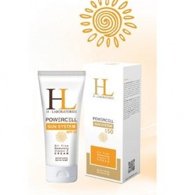 تصویر کرم ضدآفتاب اچ ال بدون رنگ فاقد چربی SPF50 HL Sunscreen oil free SPF50 Cream 50ML