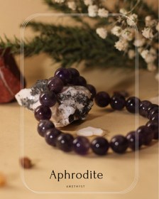 تصویر دستبند آمیتیست Amethyst bracelet