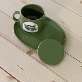 تصویر ماگ سرامیکی برگ زیتون ماگ سرامیکی برگ زیتون