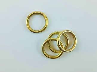 تصویر حلقه فلزی وزنه بادکنک طلایی 