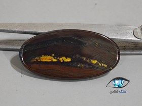 تصویر سنگ تایگر آیرون بیضی 10.6 گرم 