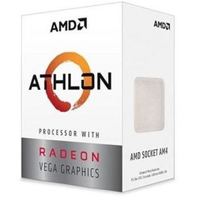 تصویر پردازنده تری ای ام دی مدل Athlon 3000G فرکانس 3.5 گیگاهرتز ا AMD Athlon 3000G 3.5GHz AM4 Desktop TRAY CPU with Radeon Vega 3 Graphics AMD Athlon 3000G 3.5GHz AM4 Desktop TRAY CPU with Radeon Vega 3 Graphics