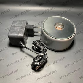 تصویر پایه گردان چراغدار گرد 