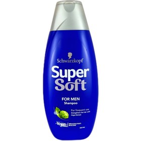 تصویر شامپو استفاده روزانه سوپر سافت شوارتزکف مناسب موهای نرمال (Schwarzkopf) SUPER SOFT