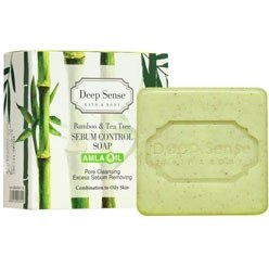 تصویر صابون کنترل کننده چربی دیپ سنس بامبو و درخت چای  75 میل Bamboo & Tea Tree Sebum Control Soap Deep Sense
