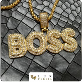 تصویر پلاک استیل BOSS (بزرگ) 