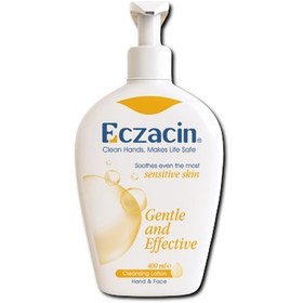 تصویر لوسیون شوینده دست و صورت اگزاسین هولیستیکا 400 میلی لیتر Eczacin Cleansing Hand & Face Lotion 400 ml