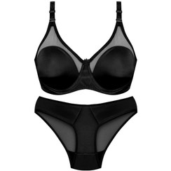 تصویر ست سوتین وشورت پرلون ترک برند فیلیز - مشکی / ۸۵ 