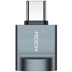 تصویر مبدل یو اس بی به تایپ سی راک Rock CA03 USB AF To Type C Adapter 