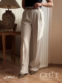 تصویر شلوار بگ کرپ سان قد 108 