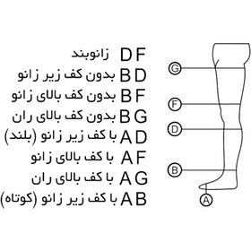 تصویر جوراب واریس AG 70700 طب و صنعت varicose stocking AG 70700 TEB&SANAT