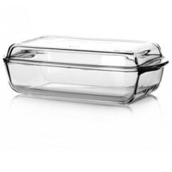 تصویر سینی پیرکس با درب مستطیل شکل 59010 پاشاباغچه Paşabahçe 