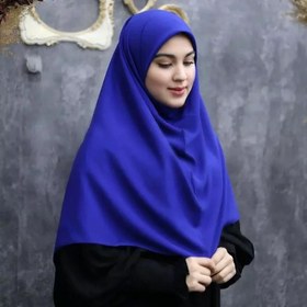 تصویر مقنعه ساده کرپ سایز ۱۰۰ 