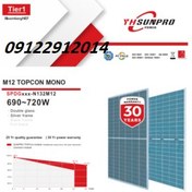 تصویر پنل خورشیدی سان پرو 710 وات پالتی 