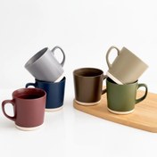 تصویر ماگ سرامیکی وارداتی طرح ایکیا تک رنگ | انتخاب شیک با قیمت مناسب 