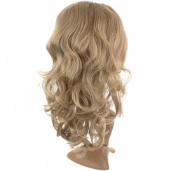 تصویر کلاه گیس متوسط ساتورا مدل 81121 فر درشت جنس الیاف ابریشم Sathura Wig 81121 – Medium Large Curly Synthetic Silk Fiber Hair Wig for Women